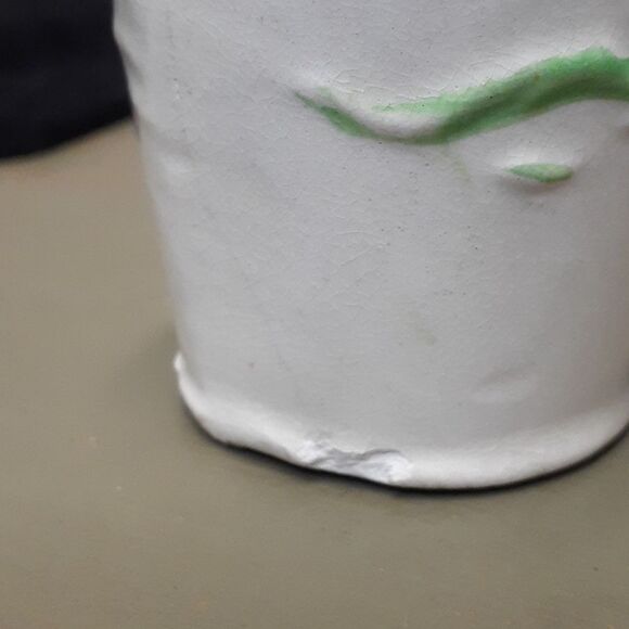 Vintage Dutch Girl Ceramic Toothpick Matchstick holder,Girl watering flower vase - Picture 9 of 13